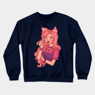 Cat Girl Crewneck Sweatshirt
